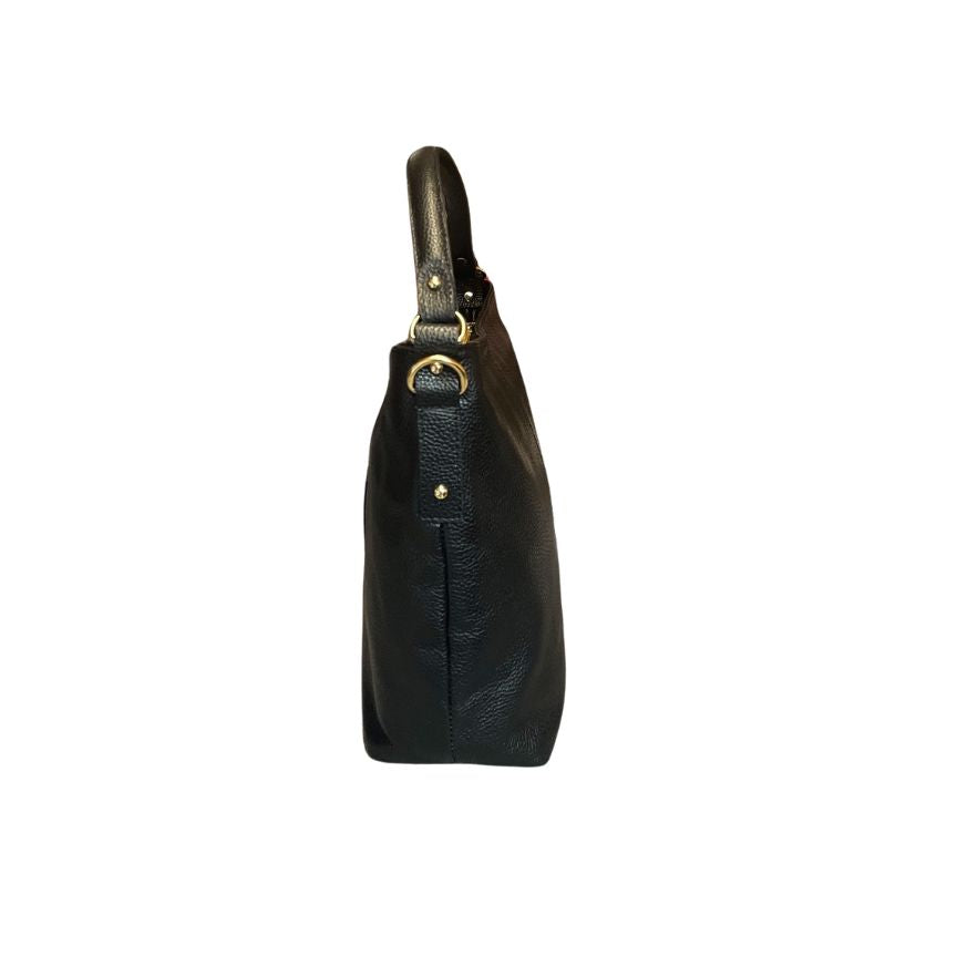 Sac à main en cuir pour femmes avec poche latérale et poignées pour le quotidien et le bureau