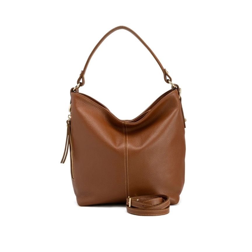 Sac à main en cuir pour femmes avec poche latérale et poignées pour le quotidien et le bureau
