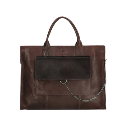 Sac d'affaires en cuir pour femmes avec compartiment pour ordinateur portable 15" - Élégance & Fonctionnalité