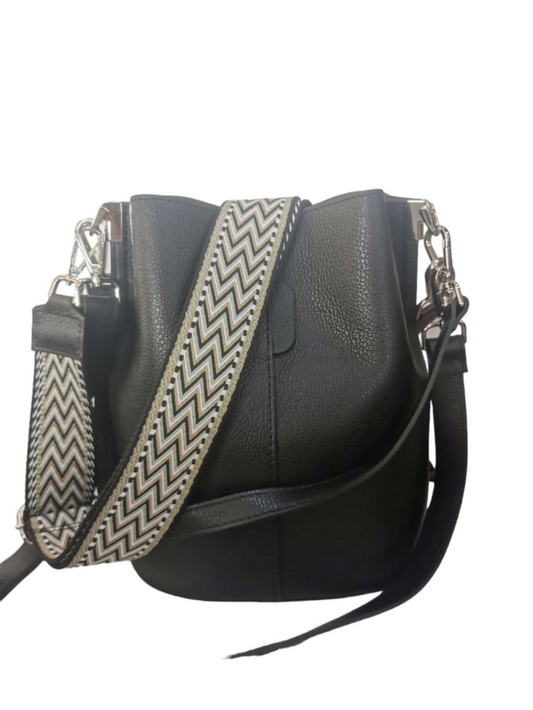 Sac à main en cuir pour femmes de taille moyenne - Sac de shopping