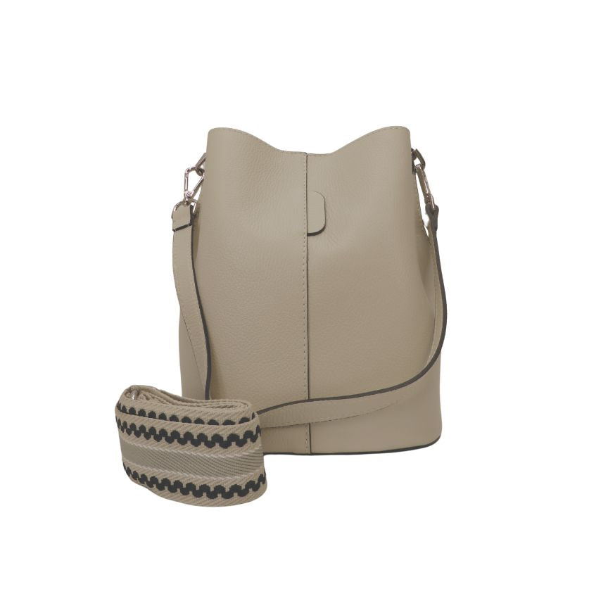 Sac à main en cuir pour femmes de taille moyenne - Sac de shopping