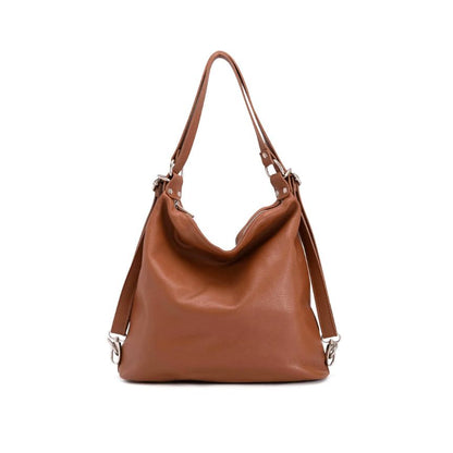 Sac shopper pour femmes en cuir - portable en tant que sac à bandoulière ou sac à dos