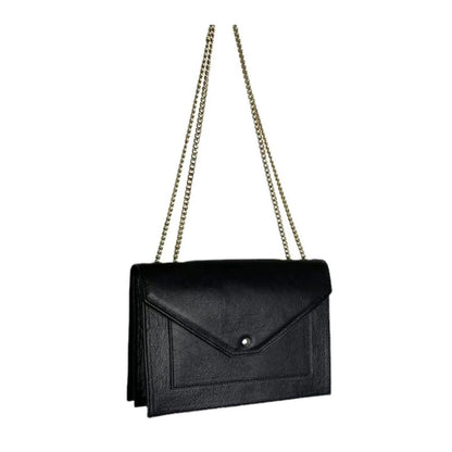 Sac à main en cuir pour dames avec chaîne - trois compartiments