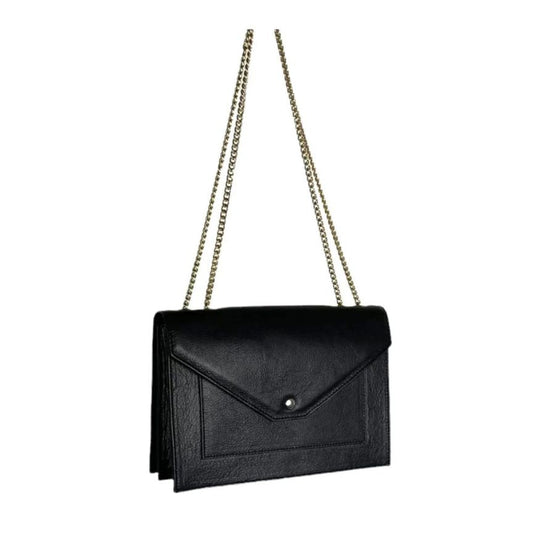 Sac à main en cuir pour dames avec chaîne - trois compartiments