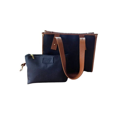 Sac à bandoulière en cuir élégant pour femmes - Set de 2