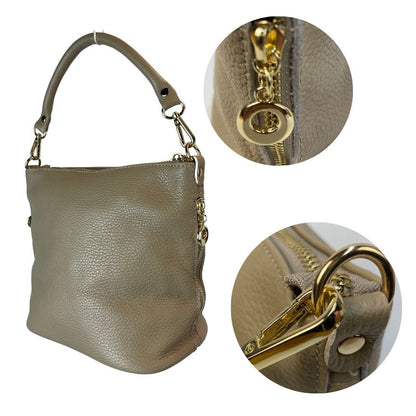 Sac à main en cuir véritable pour femmes élégant - Polyvalent et stylé
