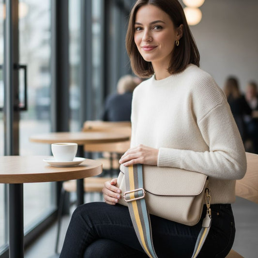 Sac à main en cuir pour femmes élégant d'Italie - Style rencontre fonctionnalité