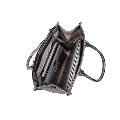 Sacoche professionnelle en cuir pratique avec compartiment pour ordinateur portable