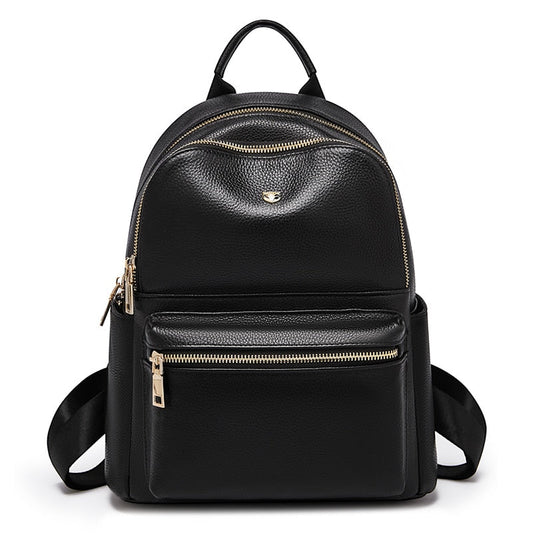 Sac à Dos Simple en Cuir Souple pour Femme