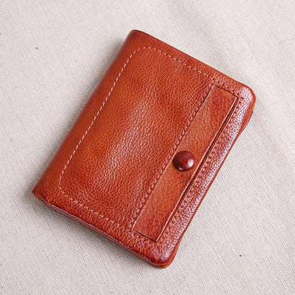Portefeuille de Luxe Souple Classique en Cuir pour Homme
