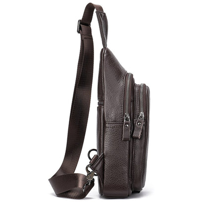 Sacoche de Poitrine en Cuir pour Homme