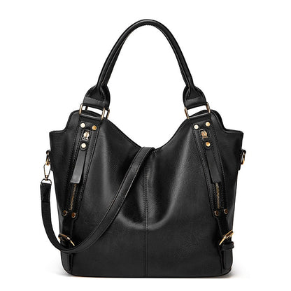 Sac Cabas en Cuir Vintage pour Femme
