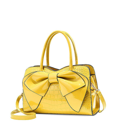 Sac à main tendance pour femmes avec un grand nœud – Look moderne et élégant