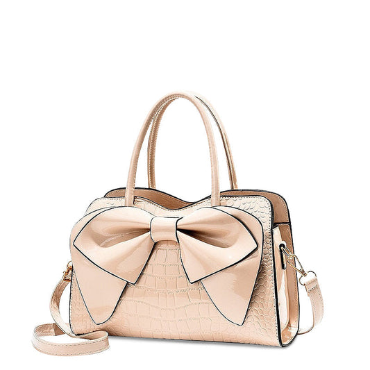 Sac à main tendance pour femmes avec un grand nœud – Look moderne et élégant