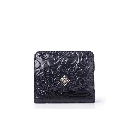 Porte Carte Imprimé en Cuir de Luxe pour Femme