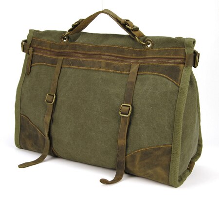 Sac de Voyage en Toile et Cuir
