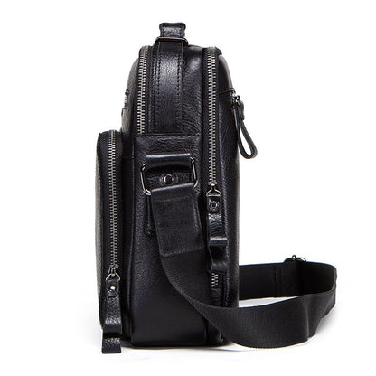 Sac Bandoulière en Cuir Polyvalent et Elégant pour Homme