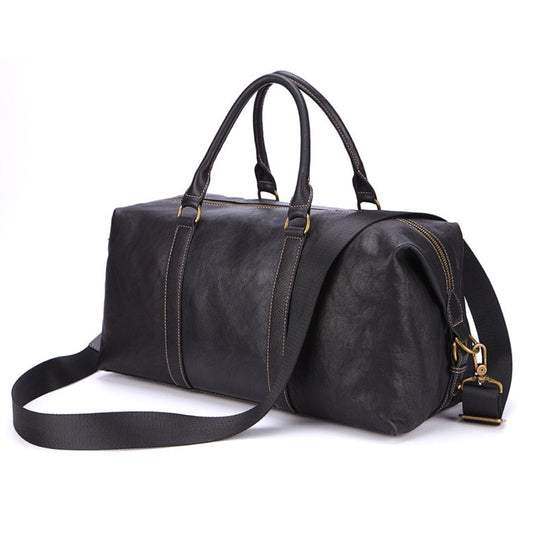Sac de Voyage Bandoulière à Tendance en Cuir Homme