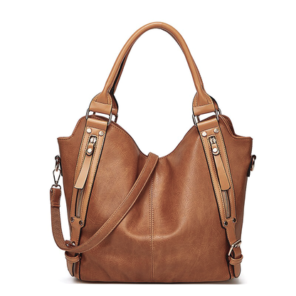 Sac Cabas en Cuir Vintage pour Femme