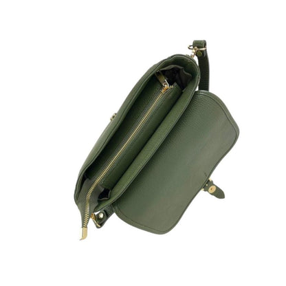 Sac à main en cuir pour femmes italien avec poche arrière