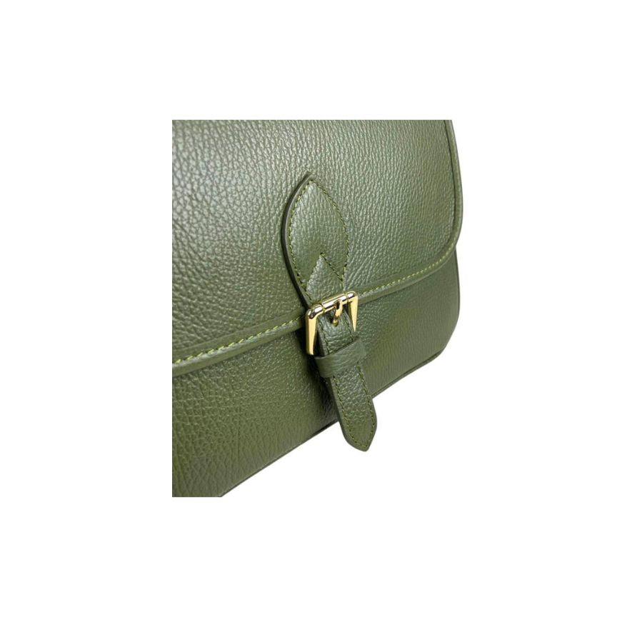 Sac à main en cuir pour femmes italien avec poche arrière