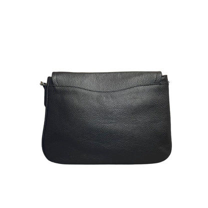 Sac à main en cuir italien pour le quotidien - Sac à bandoulière de taille moyenne, simple