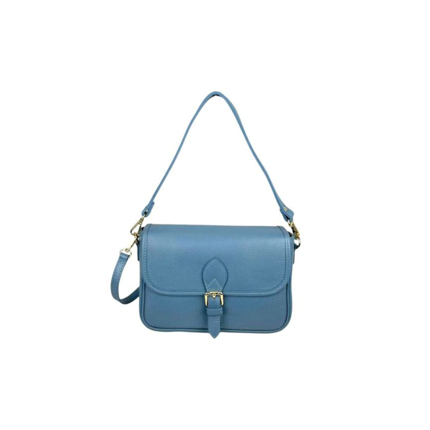 Sac à main en cuir pour femmes italien avec poche arrière