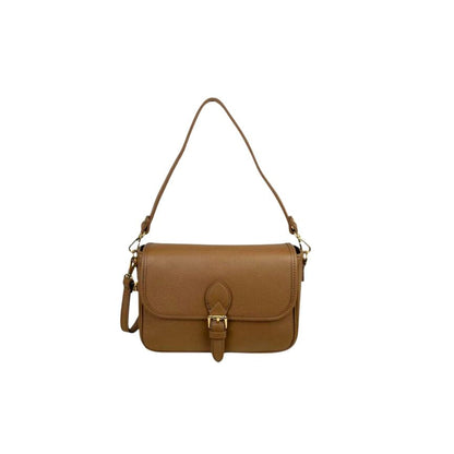 Sac à main en cuir pour femmes italien avec poche arrière