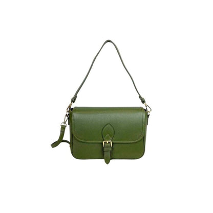 Sac à main en cuir pour femmes italien avec poche arrière