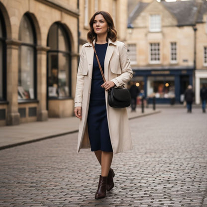 Sac à main en cuir élégant pour femmes - compact, spacieux, simple