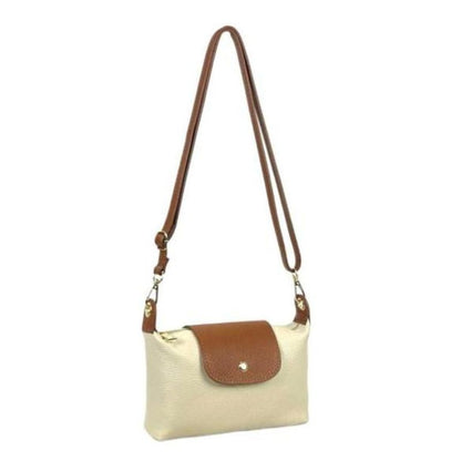 Petit sac bandoulière en cuir italien, élégant et polyvalent