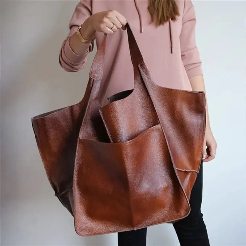 Clara | Sac Shopper en Cuir Vintage