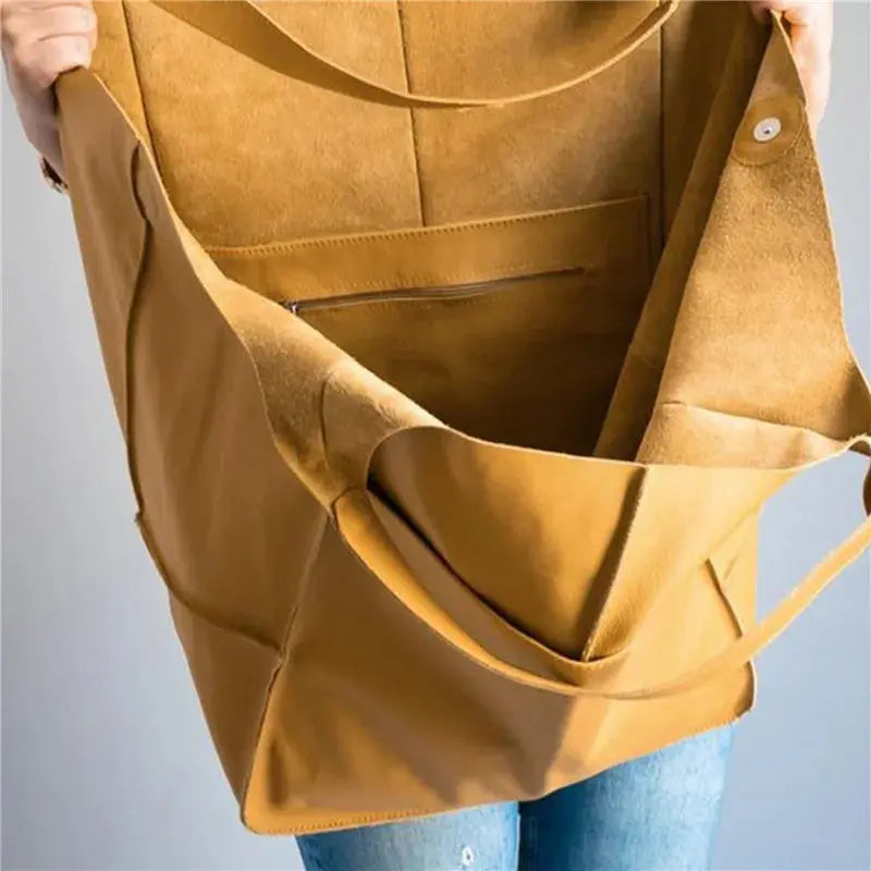 Elize - Sac Shopper en Cuir Vintage