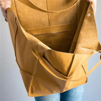 Elize - Sac Shopper en Cuir Vintage