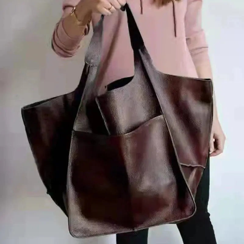 Clara | Sac Shopper en Cuir Vintage