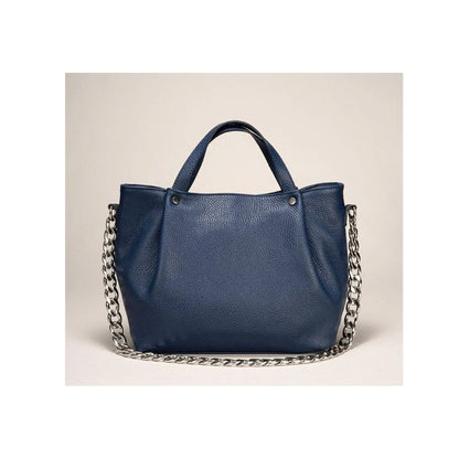 Sac à bandoulière en cuir italien avec détails en chaîne