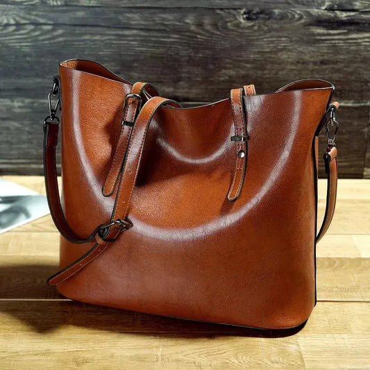 Lola - Sac à main en cuir vintage intemporel