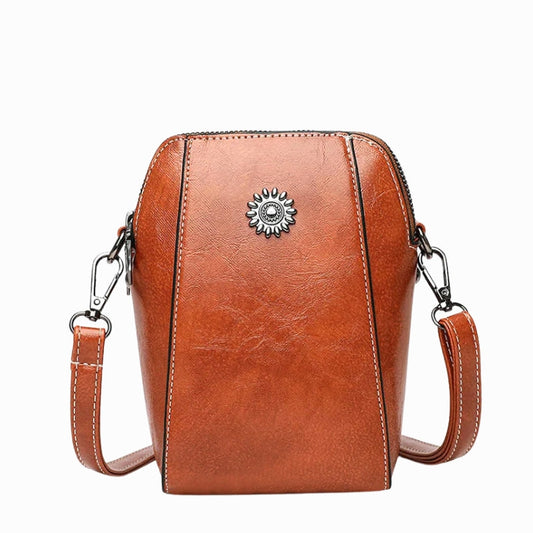 Sac Bandoulière pour Femmes en Simili Cuir | Plusieurs Poches