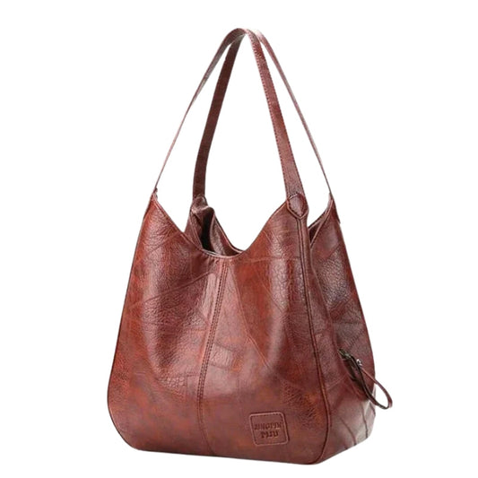 Grand sac à main en cuir pour femmes – modèle élégant et spacieux
