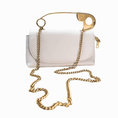 Sac à épingles avec bandoulière - Blanc