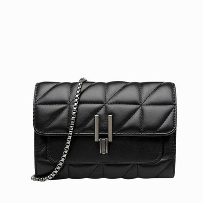 Midnight Luxe – Sac Crossbody Raffiné avec Détail de Chaîne