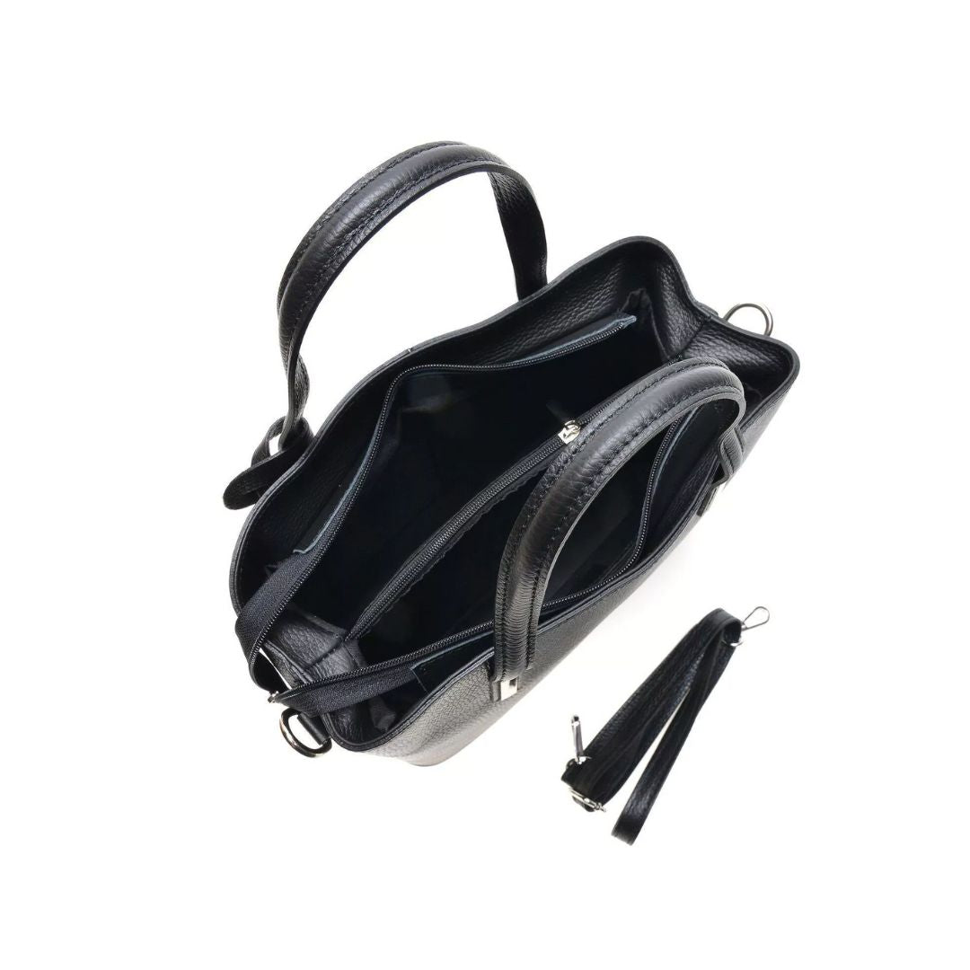 Sac à bandoulière en cuir de vachette pour femmes
