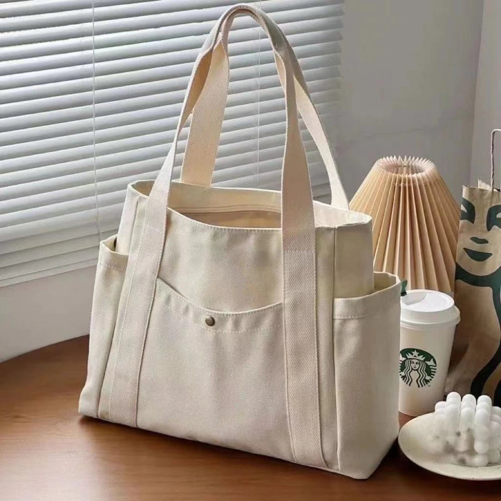 Léa | Sac Cabas en Toile | Grande Capacité