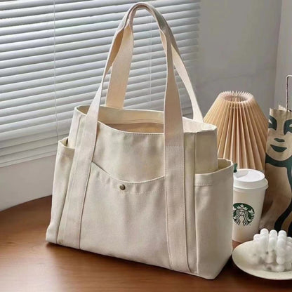 Léa | Sac Cabas en Toile | Grande Capacité