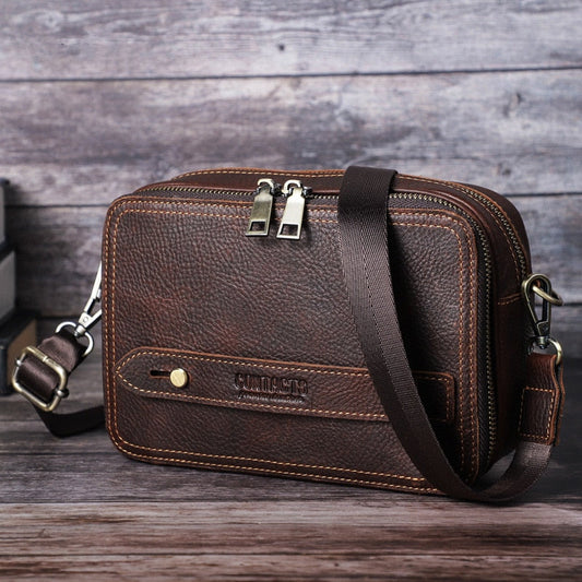 Sac Bandoulière de Luxe Polyvalent en Tendance pour Homme