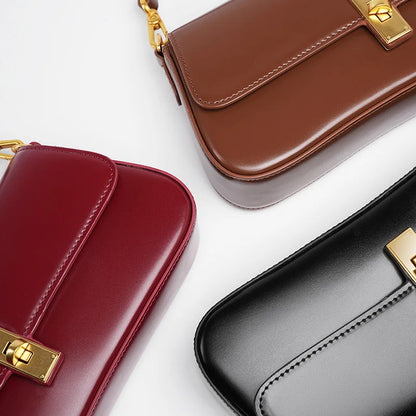 Sac à bandoulière avec Détails Dorés