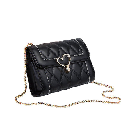Sac à bandoulière tendance avec détail en cœur – Compact et chic