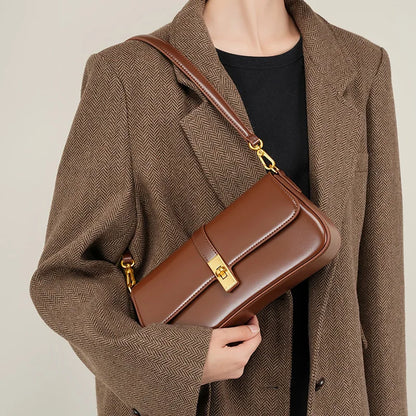 Sac à bandoulière avec Détails Dorés