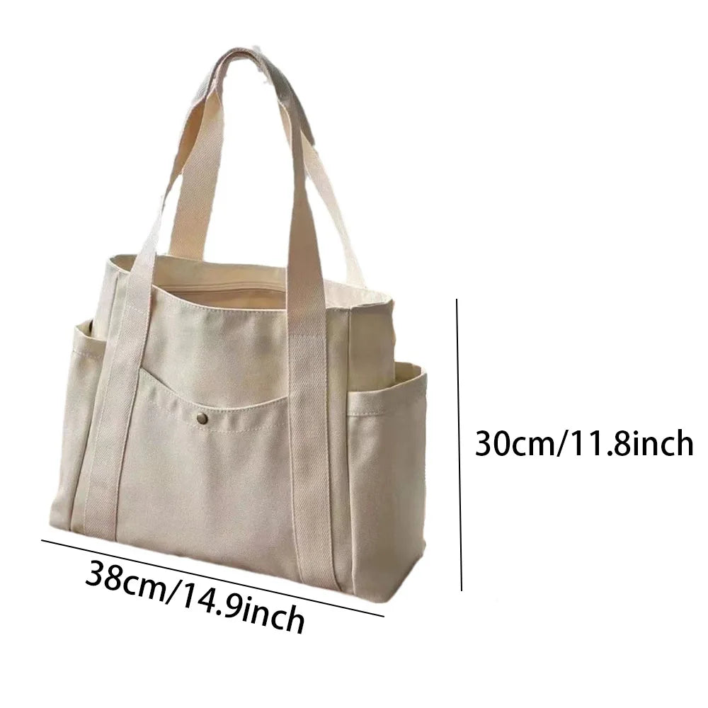 Léa | Sac Cabas en Toile | Grande Capacité