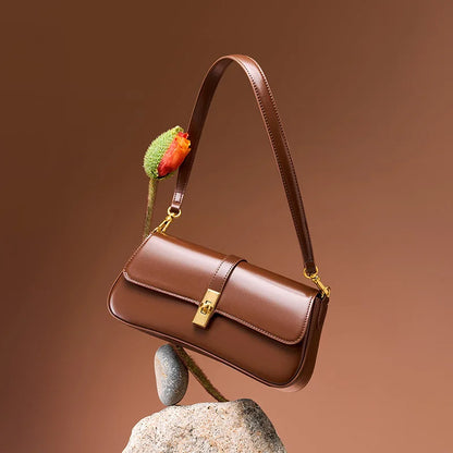 Sac à bandoulière avec Détails Dorés